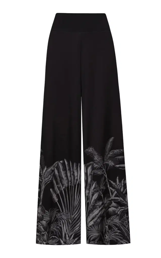 ANDRES OTALORA En Calma Printed Wide-Leg Pants