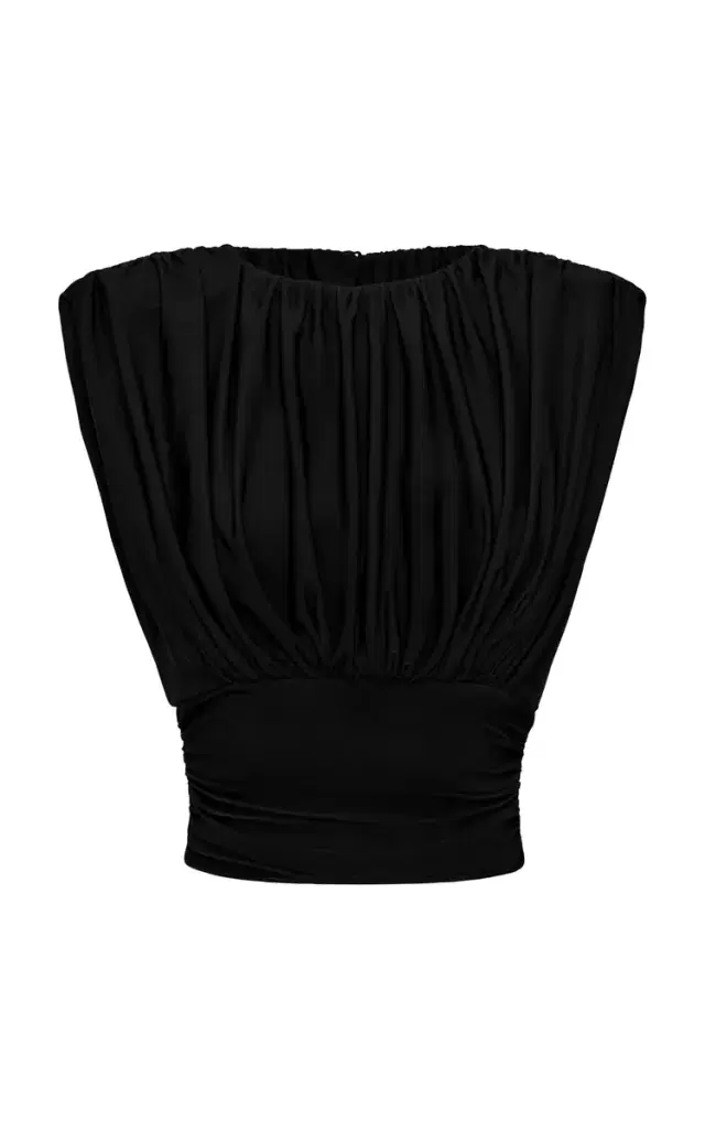 Tan Lejos Draped Top