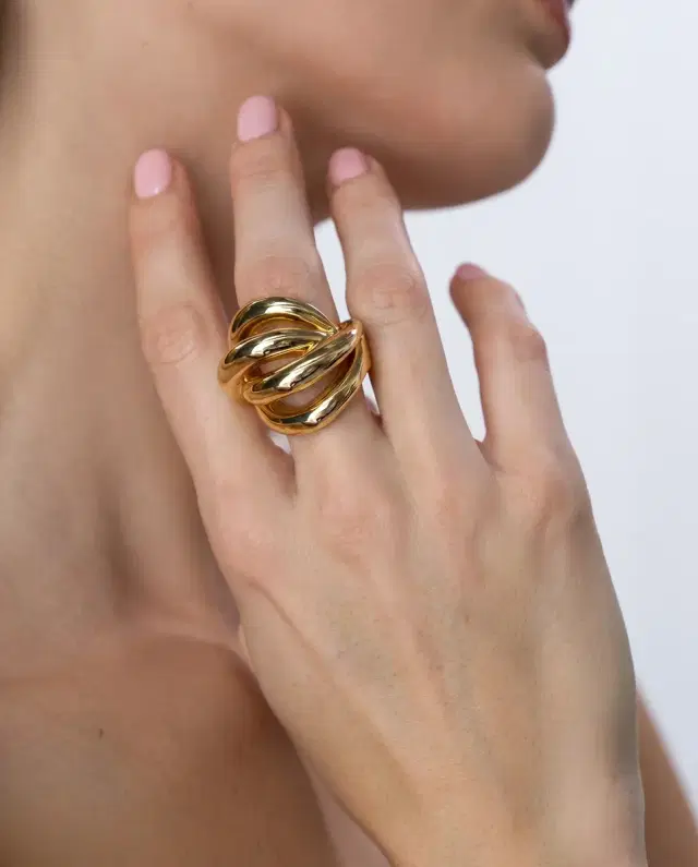 Jennifer Fisher Abstract Line Ring