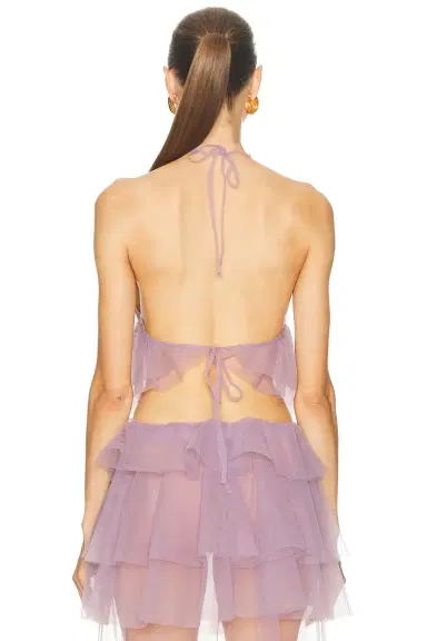 Aknvas Bodil Ruffle Top | Thumbnail 3