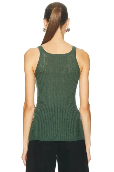 Gabriela Hearst Nevin Pointelle Tank Top | Thumbnail 3 Gabriela Hearst Nevin Pointelle Tank Top | Thumbnail 3