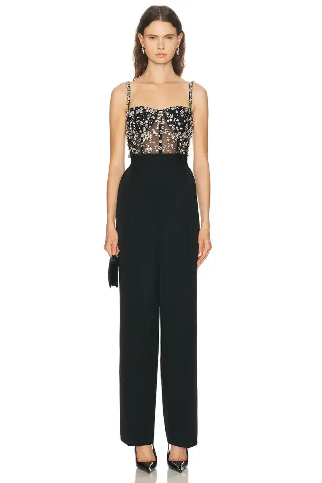 Oscar de la Renta Bustier Jumpsuit