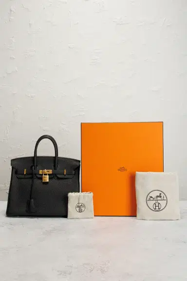 HERMÈS Clemence Birkin 25 Handbag | Thumbnail 10