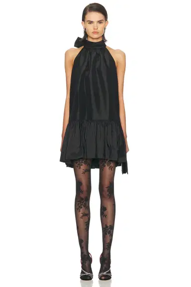 SIMKHAI Hope Bow Tie Mini Dress | Thumbnail 2 SIMKHAI Hope Bow Tie Mini Dress | Thumbnail 2