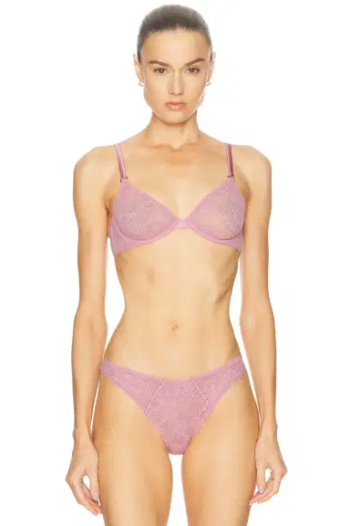 Fleur du Mal Le Stretch Demi Bra | Thumbnail 1 Fleur du Mal Le Stretch Demi Bra | Thumbnail 1