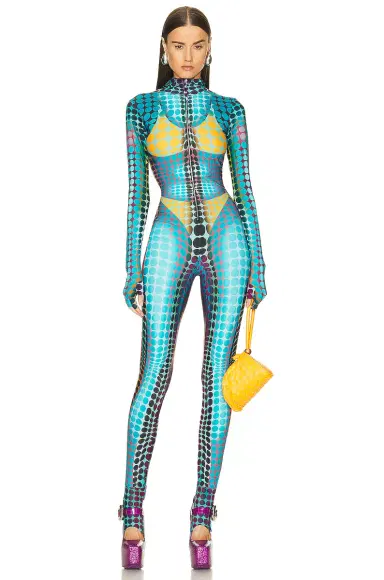 Jean Paul Gaultier High Neck Hooded Jumpsuit | Thumbnail 1 Jean Paul Gaultier High Neck Hooded Jumpsuit | Thumbnail 1