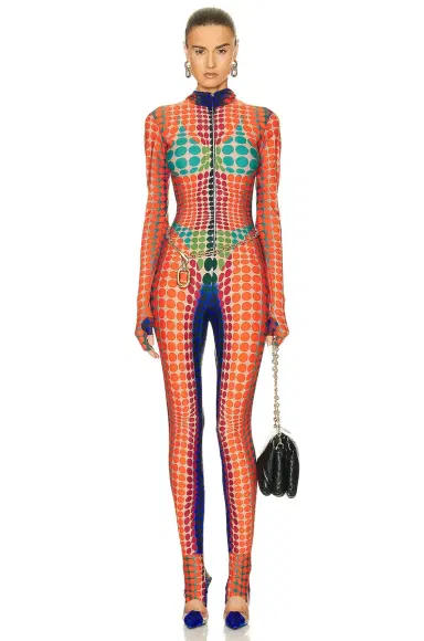 Jean Paul Gaultier High Neck Hooded Jumpsuit | Thumbnail 1 Jean Paul Gaultier High Neck Hooded Jumpsuit | Thumbnail 1