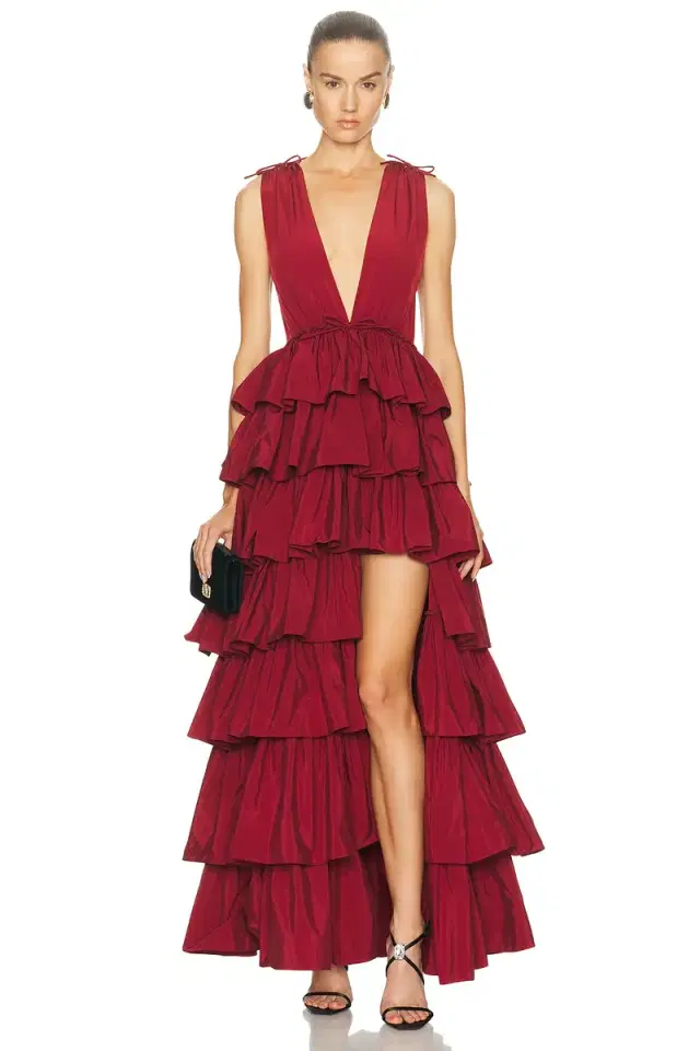 AKNVAS Henriette Ruffle Gown