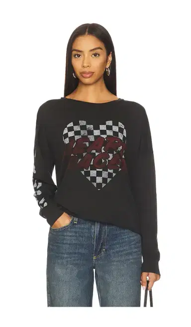 Lauren Moshi Luella Long Sleeve Drop Shoulder Tee | Thumbnail 1 Lauren Moshi Luella Long Sleeve Drop Shoulder Tee | Thumbnail 1