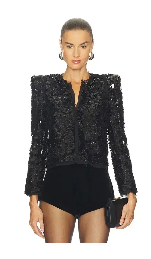 L'AGENCE Shai Pointed Shoulder Jacket