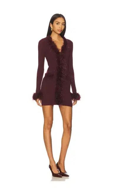 Lovers and Friends Rubia Feather Mini Dress | Thumbnail 2 Lovers and Friends Rubia Feather Mini Dress | Thumbnail 2
