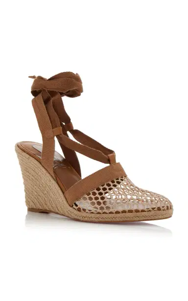Christian Louboutin Toleda 85mm Crocheted Espadrille Wedge Sandals | Thumbnail 4 Christian Louboutin Toleda 85mm Crocheted Espadrille Wedge Sandals | Thumbnail 4