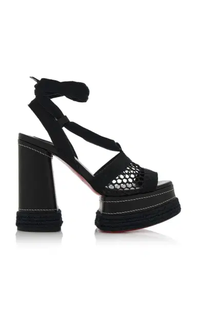 Christian Louboutin Toledissima 130mm Crocheted Platform Sandals | Thumbnail 6 Christian Louboutin Toledissima 130mm Crocheted Platform Sandals | Thumbnail 6