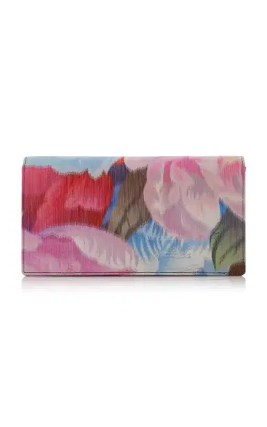 Christian Louboutin Bettina Peony-Printed Crepe Clutch | Thumbnail 6 Christian Louboutin Bettina Peony-Printed Crepe Clutch | Thumbnail 6