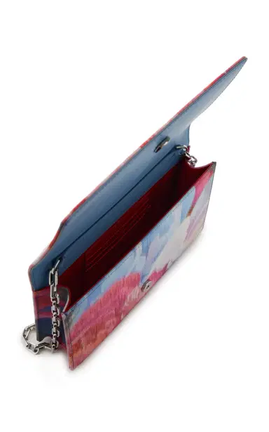 Christian Louboutin Bettina Peony-Printed Crepe Clutch | Thumbnail 7 Christian Louboutin Bettina Peony-Printed Crepe Clutch | Thumbnail 7