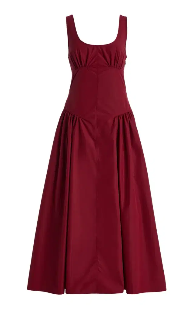 Kendall Tech-Cotton Midi Dress