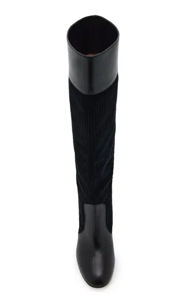Gianvito Rossi Sheffield Corduroy Knee Boots | Thumbnail 3 Gianvito Rossi Sheffield Corduroy Knee Boots | Thumbnail 3
