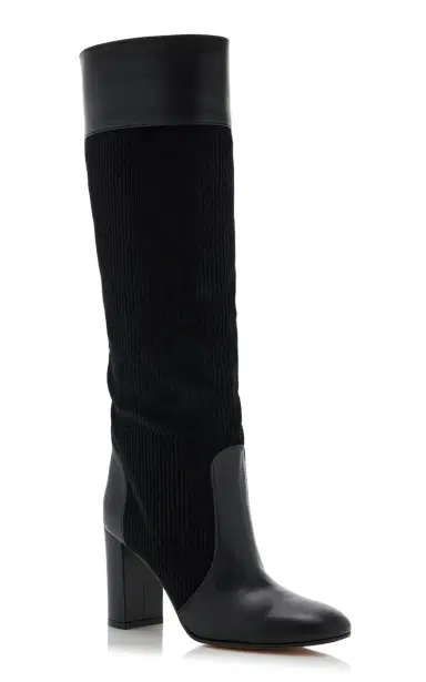 Gianvito Rossi Sheffield Corduroy Knee Boots | Thumbnail 4 Gianvito Rossi Sheffield Corduroy Knee Boots | Thumbnail 4