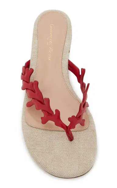 Gianvito Rossi Leather Sandals | Thumbnail 3 Gianvito Rossi Leather Sandals | Thumbnail 3