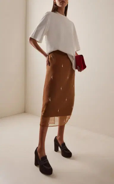 Gianvito Rossi Corduroy Platform Loafer Pumps | Thumbnail 2 Gianvito Rossi Corduroy Platform Loafer Pumps | Thumbnail 2