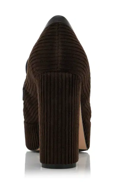 Gianvito Rossi Corduroy Platform Loafer Pumps | Thumbnail 5 Gianvito Rossi Corduroy Platform Loafer Pumps | Thumbnail 5