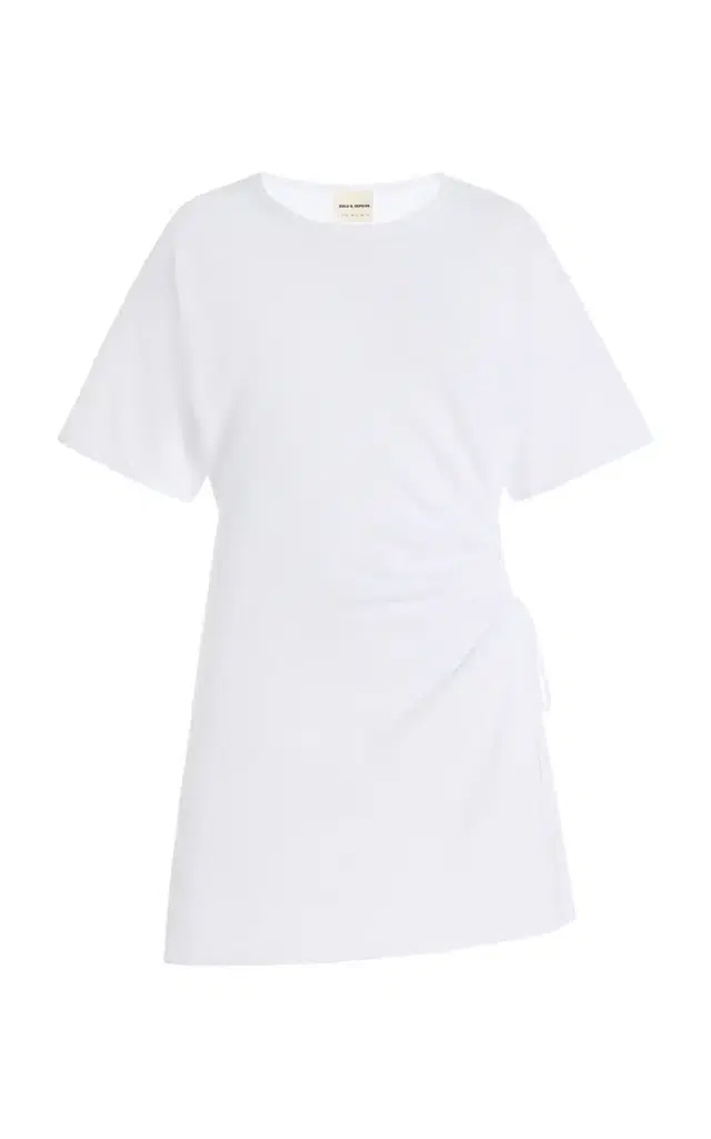 Zulu & Zephyr Cutout Knit Mini T-Shirt Dress
