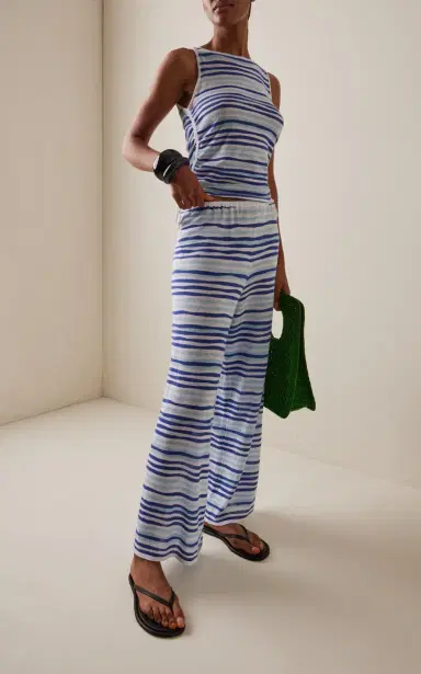 Zulu & Zephyr Striped Knit Pants | Thumbnail 2 Zulu & Zephyr Striped Knit Pants | Thumbnail 2