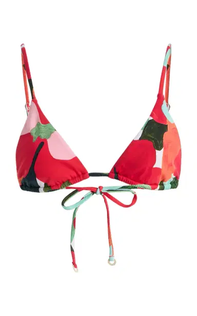 Zulu & Zephyr Floral Triangle Bikini Top | Thumbnail 5 Zulu & Zephyr Floral Triangle Bikini Top | Thumbnail 5
