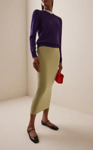 HIGH SPORT Exclusive Cassidy Wool Midi Skirt | Thumbnail 2 HIGH SPORT Exclusive Cassidy Wool Midi Skirt | Thumbnail 2