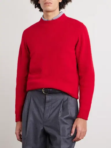 William Lockie Virgin Wool Sweater - Men | Thumbnail 3 William Lockie Virgin Wool Sweater - Men | Thumbnail 3