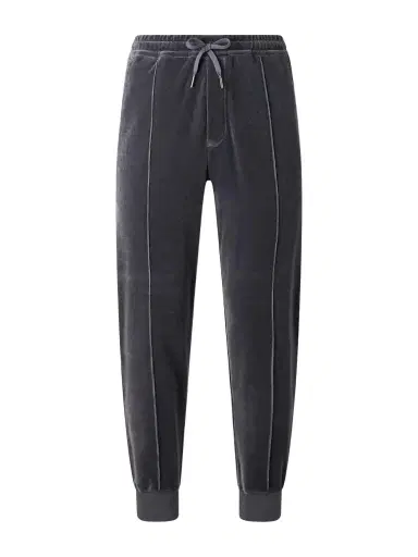 Tom Ford Tapered Cotton-Blend Velour Sweatpants - Men | Thumbnail 1 Tom Ford Tapered Cotton-Blend Velour Sweatpants - Men | Thumbnail 1