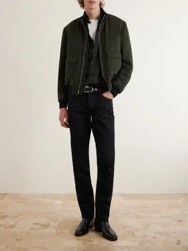 Tom Ford Gabardine Bomber Jacket - Men | Thumbnail 2