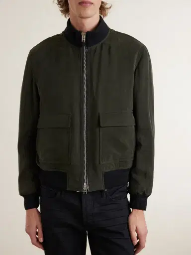 Tom Ford Gabardine Bomber Jacket - Men | Thumbnail 3