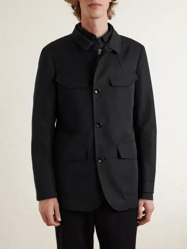 Tom Ford Cotton-Blend Field Jacket - Men | Thumbnail 3