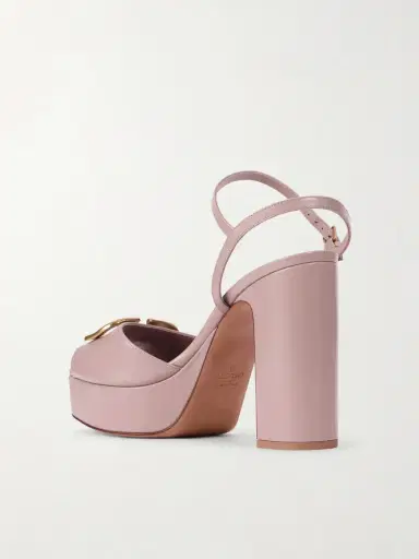 Valentino Garavani Vlogo 115 Leather Platform Sandals | Thumbnail 3 Valentino Garavani Vlogo 115 Leather Platform Sandals | Thumbnail 3