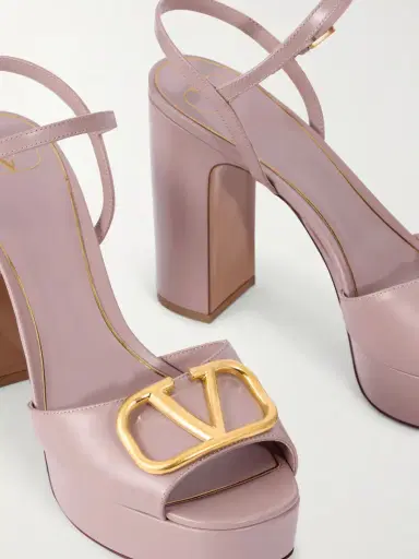 Valentino Garavani Vlogo 115 Leather Platform Sandals | Thumbnail 5 Valentino Garavani Vlogo 115 Leather Platform Sandals | Thumbnail 5