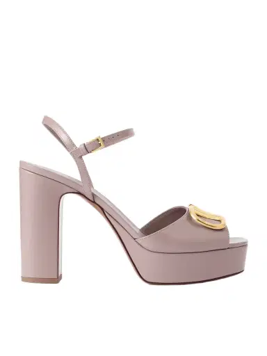 Valentino Garavani Vlogo 115 Leather Platform Sandals | Thumbnail 1 Valentino Garavani Vlogo 115 Leather Platform Sandals | Thumbnail 1