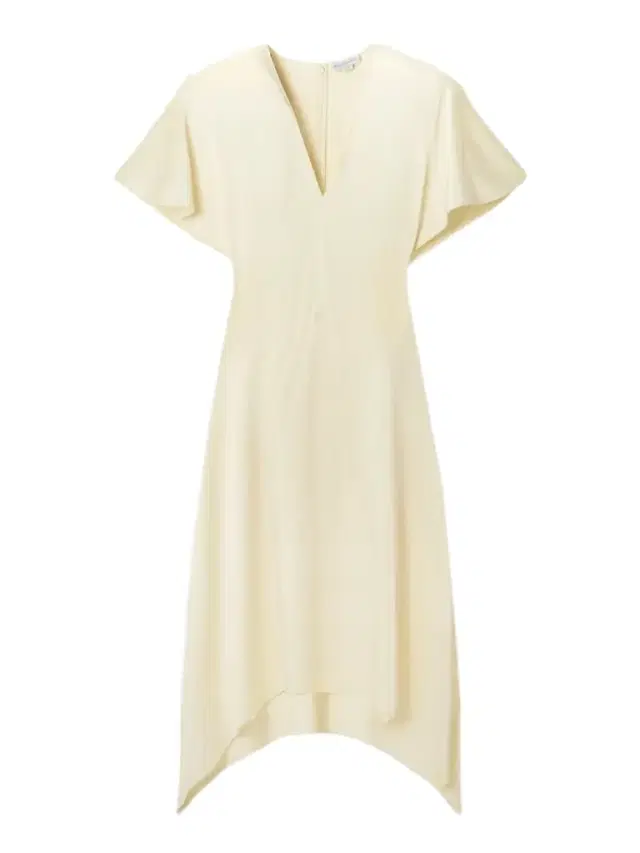 Paneled Hammered-satin Midi Dress