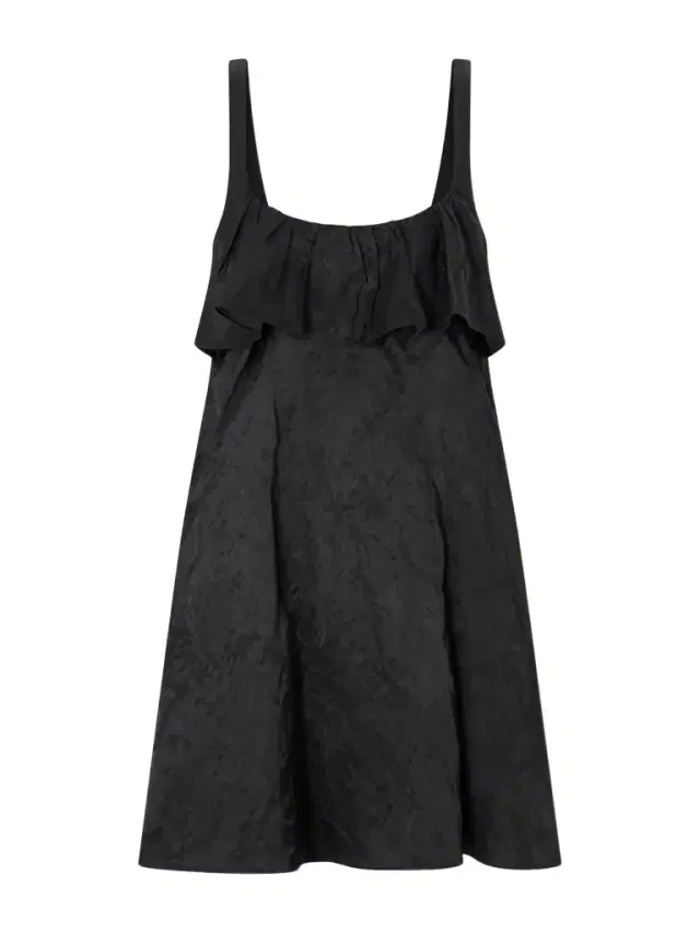 Ruffled Cutout Crinkled-satin Mini Dress