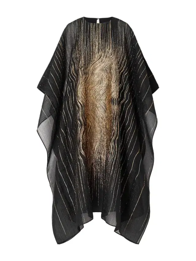 Venice Fil Coupé Silk-blend Kaftan