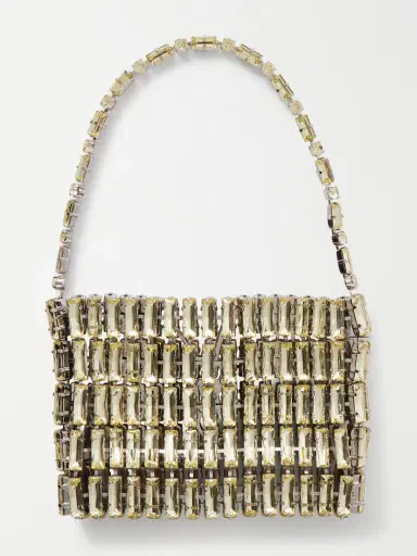 Saint Laurent Evening Micro Crystal-embellished Chainmail Shoulder Bag | Thumbnail 3