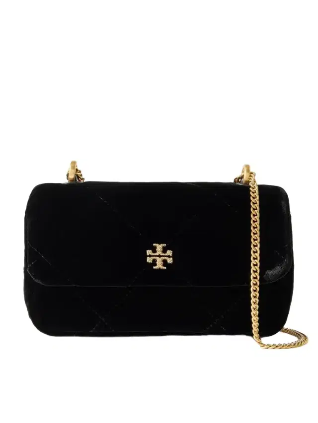Kira Diamond Embellished Quilted Velvet Shoulder Bag