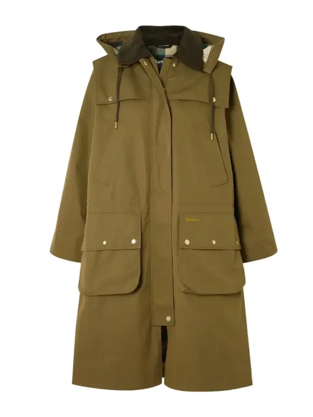 Bilsdale Hooded Corduroy-trimmed Cotton-blend Twill Jacket