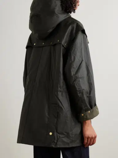 Barbour Aberford Hooded Waxed-cotton Jacket | Thumbnail 4 Barbour Aberford Hooded Waxed-cotton Jacket | Thumbnail 4
