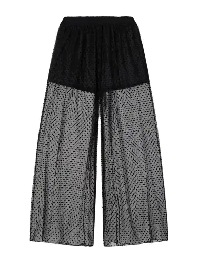 Alaïa Polka-dot Fil Coupé Organza Wide-leg Pants | Thumbnail 1