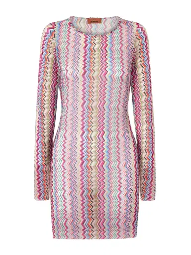 Missoni Striped Stretch-jersey Mini Dress | Thumbnail 1 Missoni Striped Stretch-jersey Mini Dress | Thumbnail 1