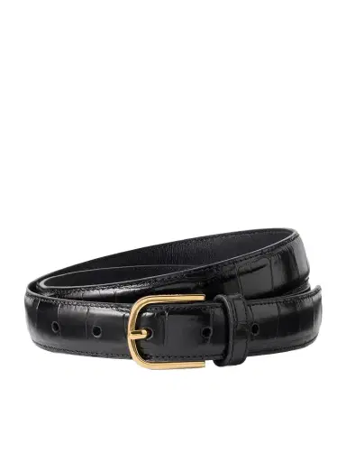 TOTEME Croc-effect Leather Belt | Thumbnail 1