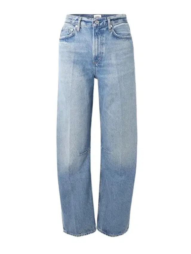 Miro Long Mid-rise Barrel-leg Jeans