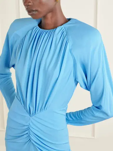 Stella McCartney Ruched Jersey Mini Dress | Thumbnail 4 Stella McCartney Ruched Jersey Mini Dress | Thumbnail 4