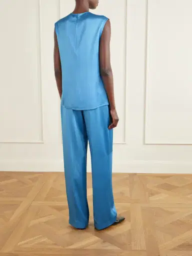 Stella McCartney Darted Satin Top | Thumbnail 4 Stella McCartney Darted Satin Top | Thumbnail 4